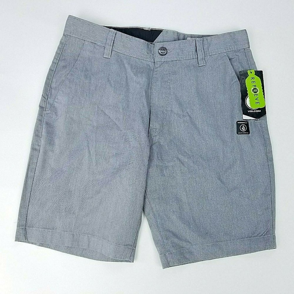 Volcom Frickin Stacker Shorts Mens 36 Gray Repreve